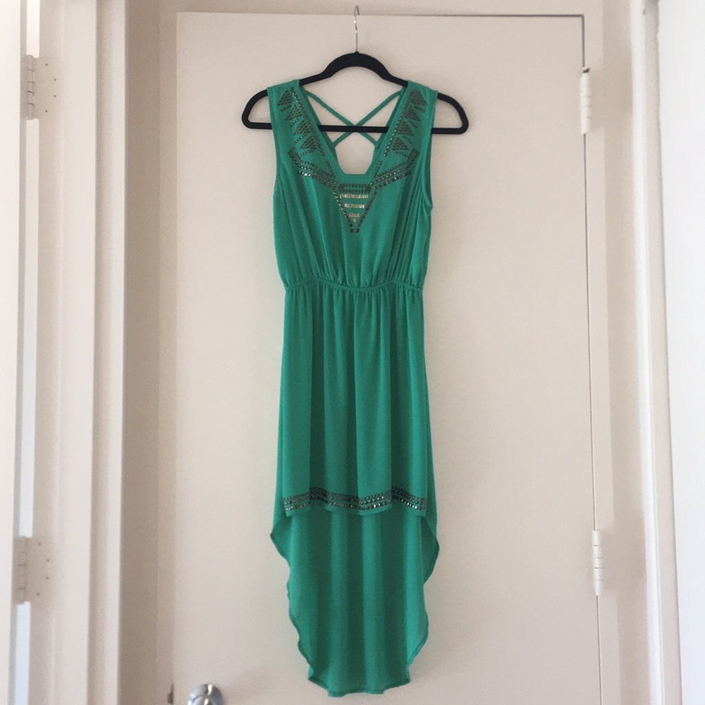 Beaded High Low dress